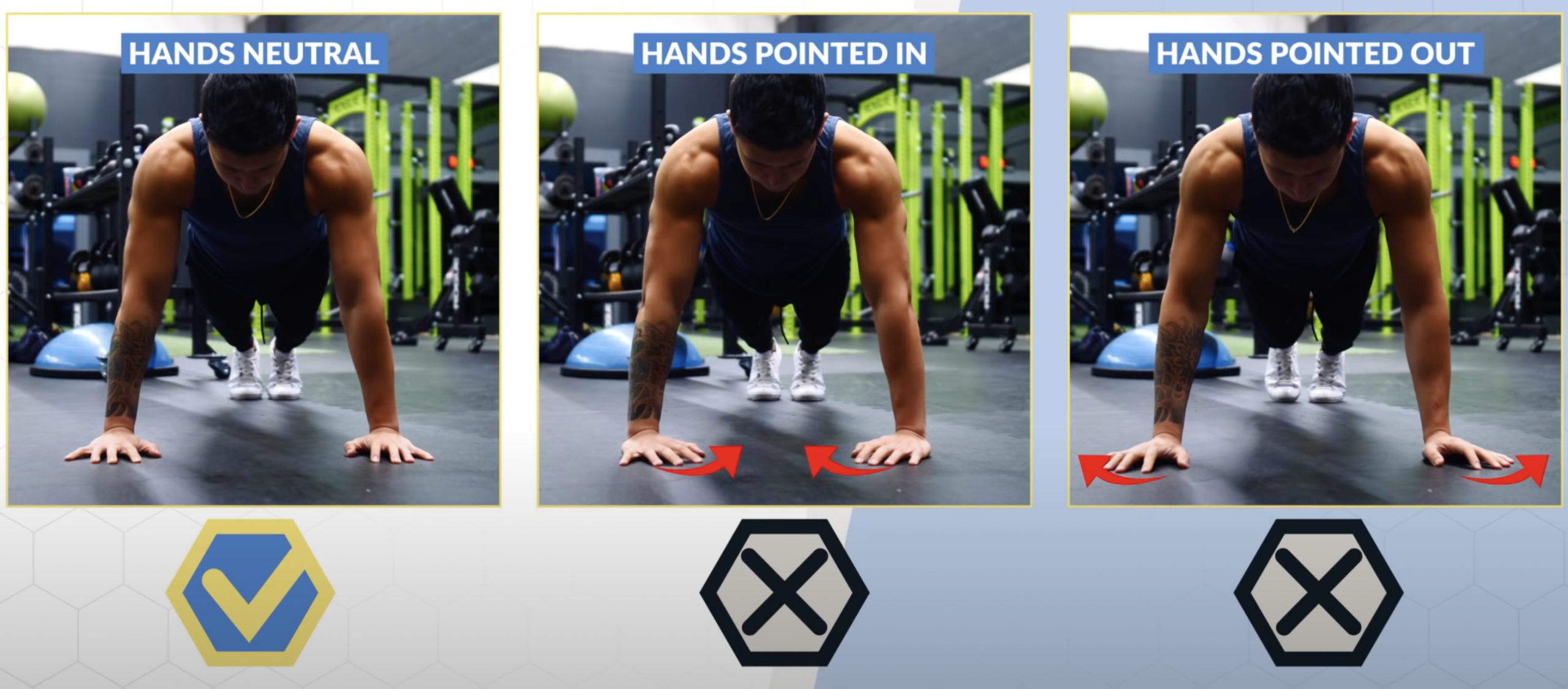comment faire des pompes – position des mains comment faire des pompes ? position des mains