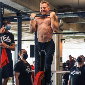 street-lifting athlete