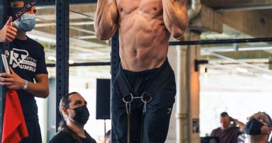street-lifting athlete