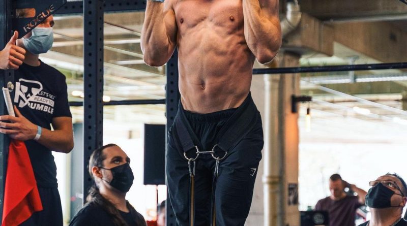 street-lifting athlete